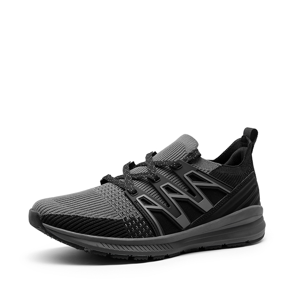 [DuraLife] Men's Breathable Slip-On Sneakers - BLACK -  0